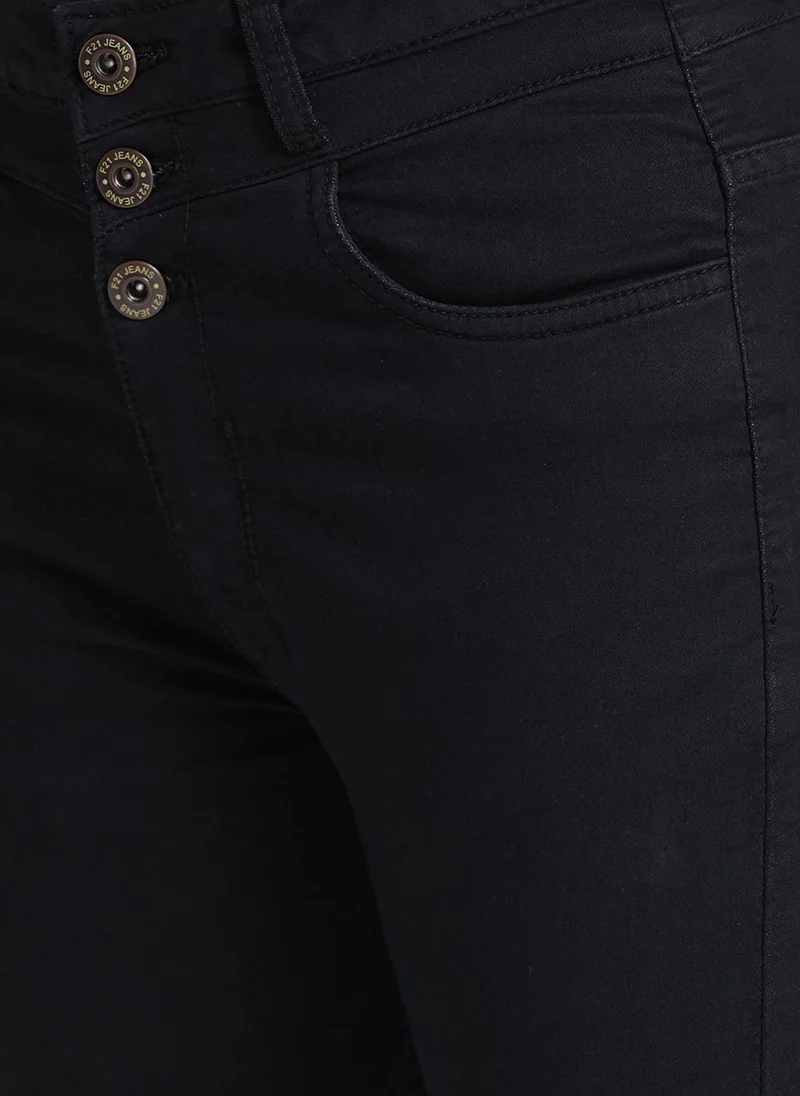 Globus  Globus Women's Jeans Black Casual with High Rise and Skinny Fit for Women | Best Price UAE